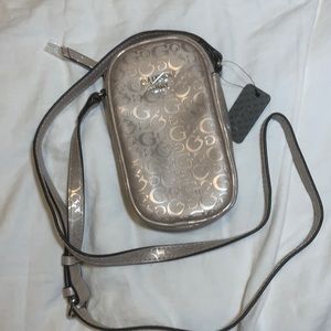 NEW GUESS LOS ANGELES Pink Dust Kalei Mini Crossbody/Phone Bag